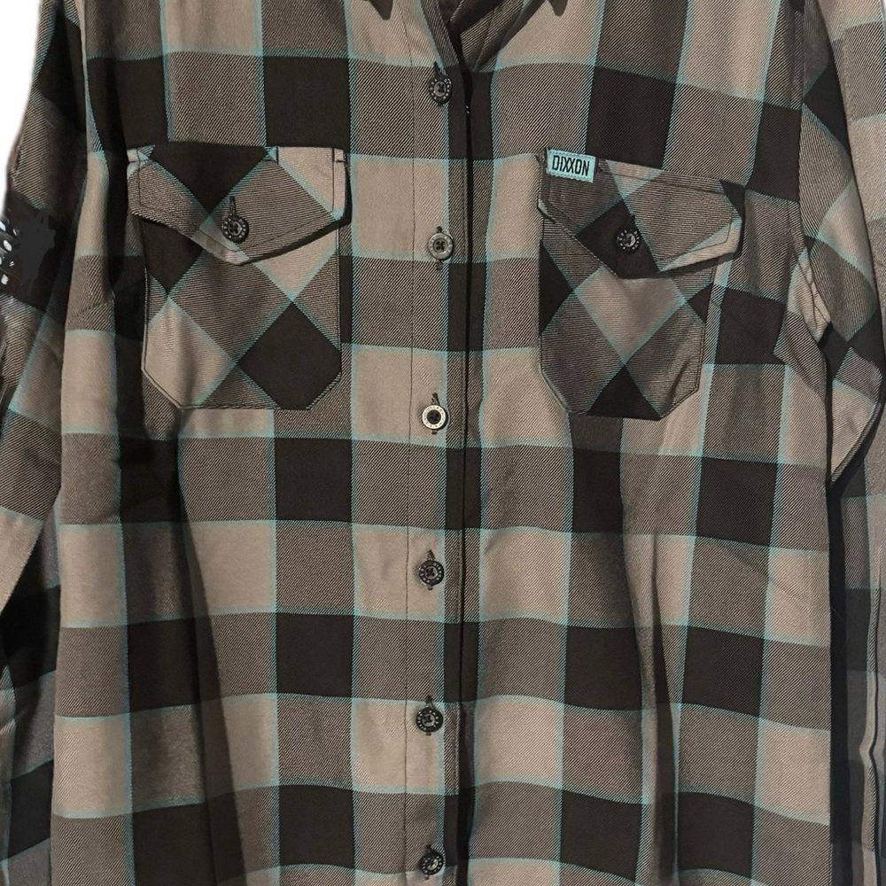 Dixxon Plaid Women’s Button-Up Shirt